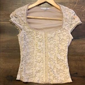 Moa Moa Lace Corest Style Top; Size M